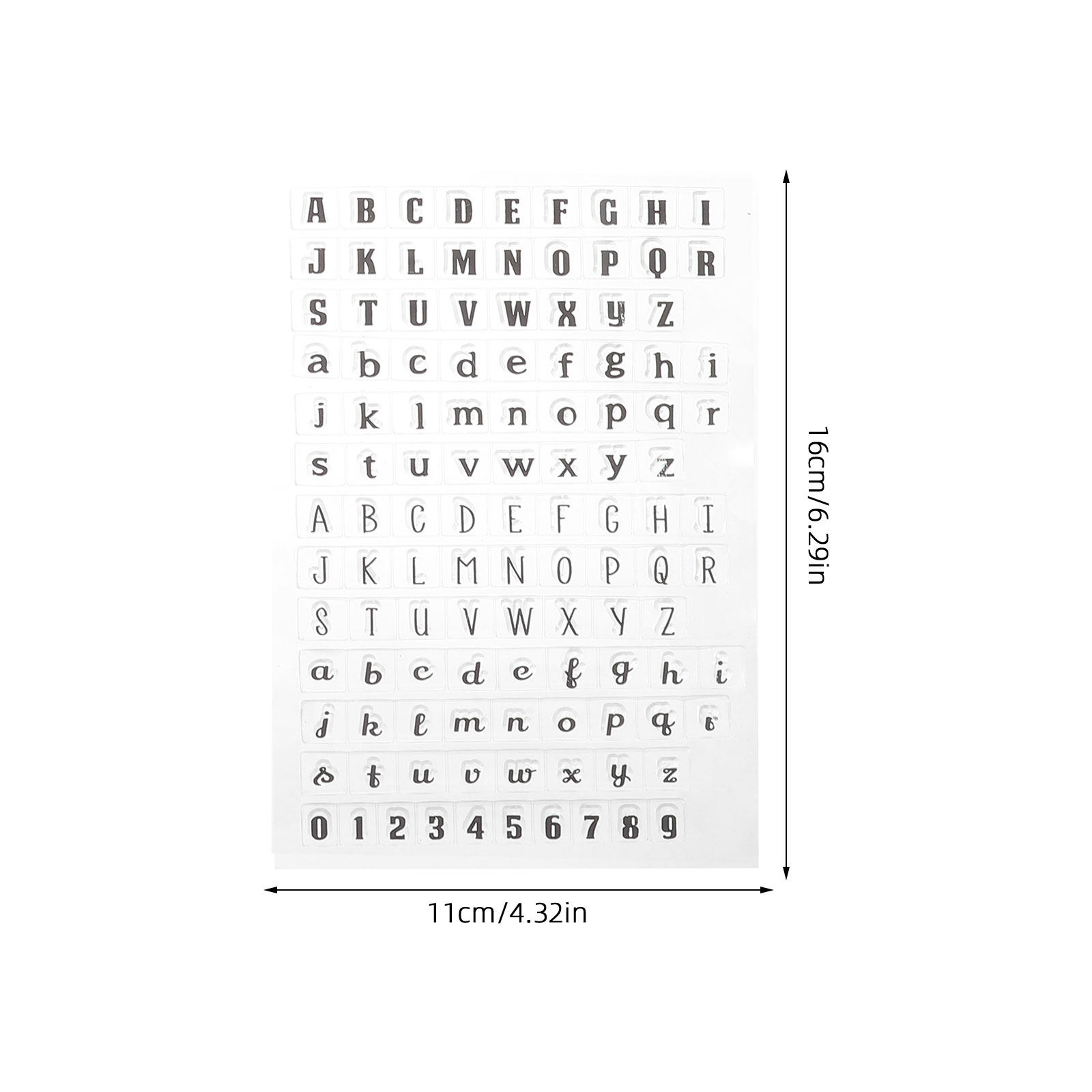 4Pcs Transparent Silicone Alph - đánh giá và giá Clear Silicone Stamps For Card Making