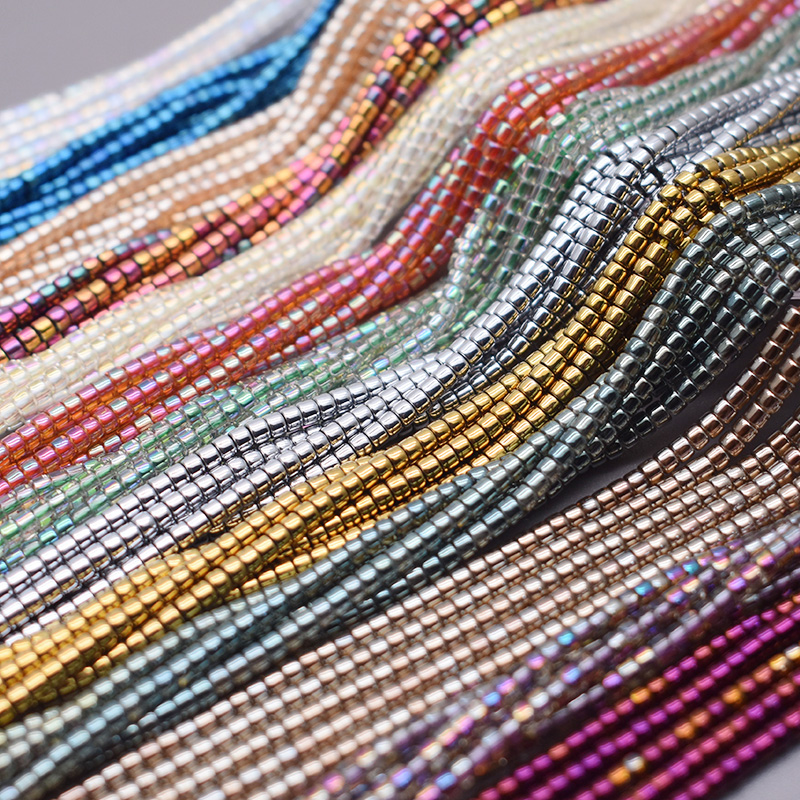 New 2mm 198pcs Gold Color Silv - đánh giá và giá Glass Seed Beads 2Mm Jewelry Making